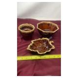 HULL planters and oven proof leaf