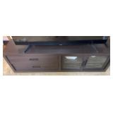 TV stand contents not included two drawers with