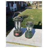 2 Battery power Coleman Lamps