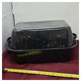 Enamelware Roasting Pan