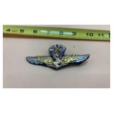 Royal Thai Army Freefall Parachute Wings badge.