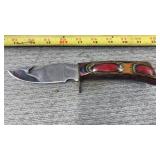 Pakkawood handled hunting/ skinning knife. And