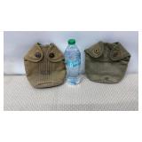 WWll era U.S. Military Canteen Covers