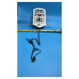 German Black Forest miniature cat clock featuring