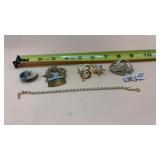 Gold Toned Costume Jewelry includes Tennis