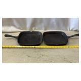 2-Cast Iron Grill Pans
