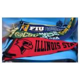 Vtg college and university felt pennants