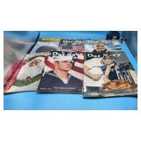 Collection of vintage 'Our Navy' magazines from