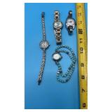 Womenï¿½s jewelry bracelet watchesSee pics for