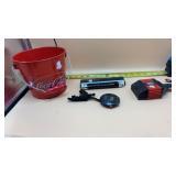 Coca-Cola Metal Bucket, Blacklight, Black &