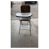 Cosco high chair, manufactured between the 1950s