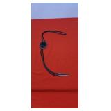 Onyx & Sterling Bolo Signed Y