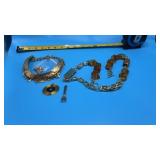 Costume Jewelry-gold-tone sculptural collar