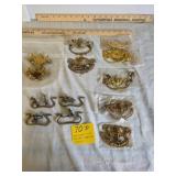 Antique & Retro Drawer Pulls Some Brass