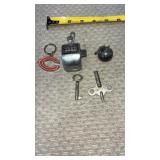 Vtg items includes a hand-held mechanical tally