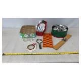 Cookie Cutters, Fruit Jars, Ravioli Mold, Lids