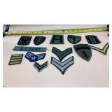 Variety of Military Patches