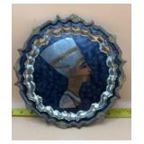 Egyptian Art Plaque Plate Queen Nefertiti
