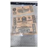 Confederate States of America currency replicas