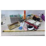 Work Light, Surge Protector, Realistic Radio, and