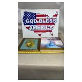 God Bless America Sign-Framed Prints,