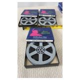 3-Blackhawk Films 8mm movie reels