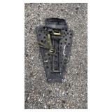 Platform section of a vintage climbing tree stand,