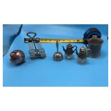 Collection of vintage silver-plated items, Pewter