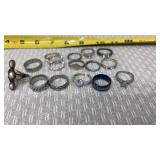 Variety of Rings Costume jewelry