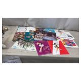 Collection ice skating show programs, including