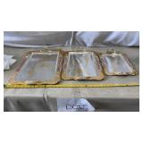 decorative serving trays, typically featuring