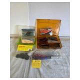 Plastic Fishing Worm assortment and 1-Deep sea