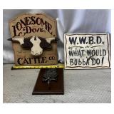 Wooden Home Decor Owl Hanger,