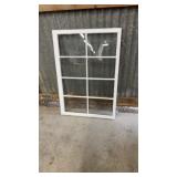 27 x 39 inch Antique Wooden Frame Window