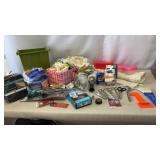 Vtg Metal Scissors, Cleaning Supplies, Nails,