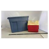 Tote and igloo cooler