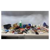 Tote w/ lid & Table full Miscellaneous