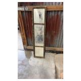 Antique Framed Mirror 12.5 in x 50 in