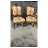 2-French Louis XV style side chair featuring