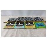 Blackhawk Films 8mm movie reels and boxes,