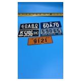 North American and international license plates