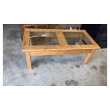 47.5 x 24 x 18 Glass top Coffee Table