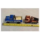 Blue and Off-White Tonka toy pickup &vintage