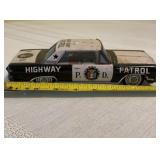 tinplate'Highway Patrol' police car toy, likely ma