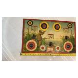 vintage Wyandotte tin lithograph target shooting