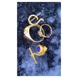 Collection of 10 kt gold 11.60g