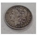 1879 O Morgan Silver dollar