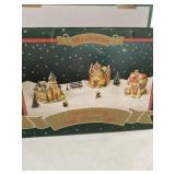 Christmas village with people that light up and