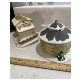 Hickery Farms porcelain lighted winter scene