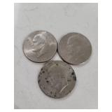 1976 Bicentennial dollar coin 3 in total